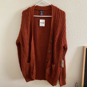 Forever 21 Burnt orange cardigan